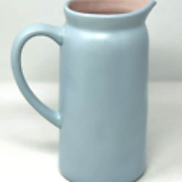 🎄NWT Rae Dunn “Present Wrapping Fuel” Pitcher Light Blue LL 2022 Christmas Xmas - Picture 3 of 6